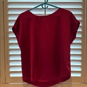 Tahari Vibrant pink Satin Blouse